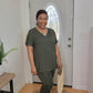 Dark Olive Lounge Set