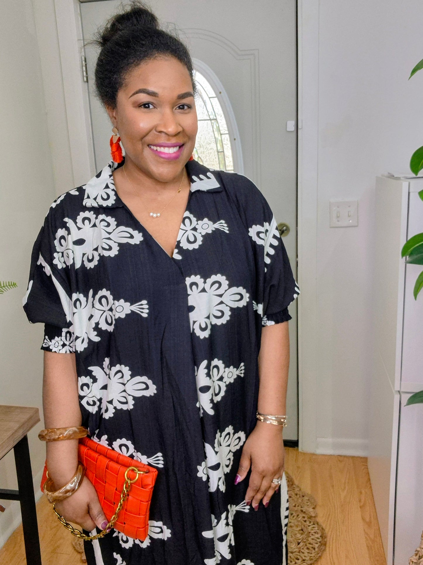 Abstract Print Midi