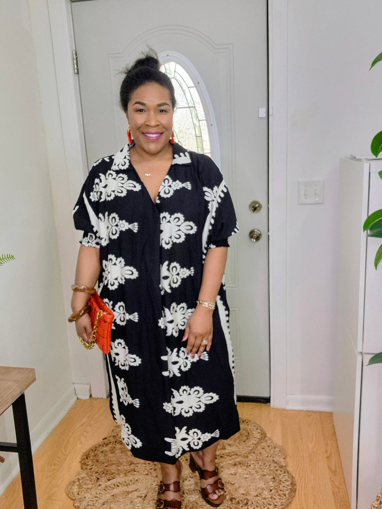 Abstract Print Midi