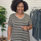 Olive V-Neck Tee