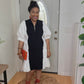 Puff Sleeve Midi Dress