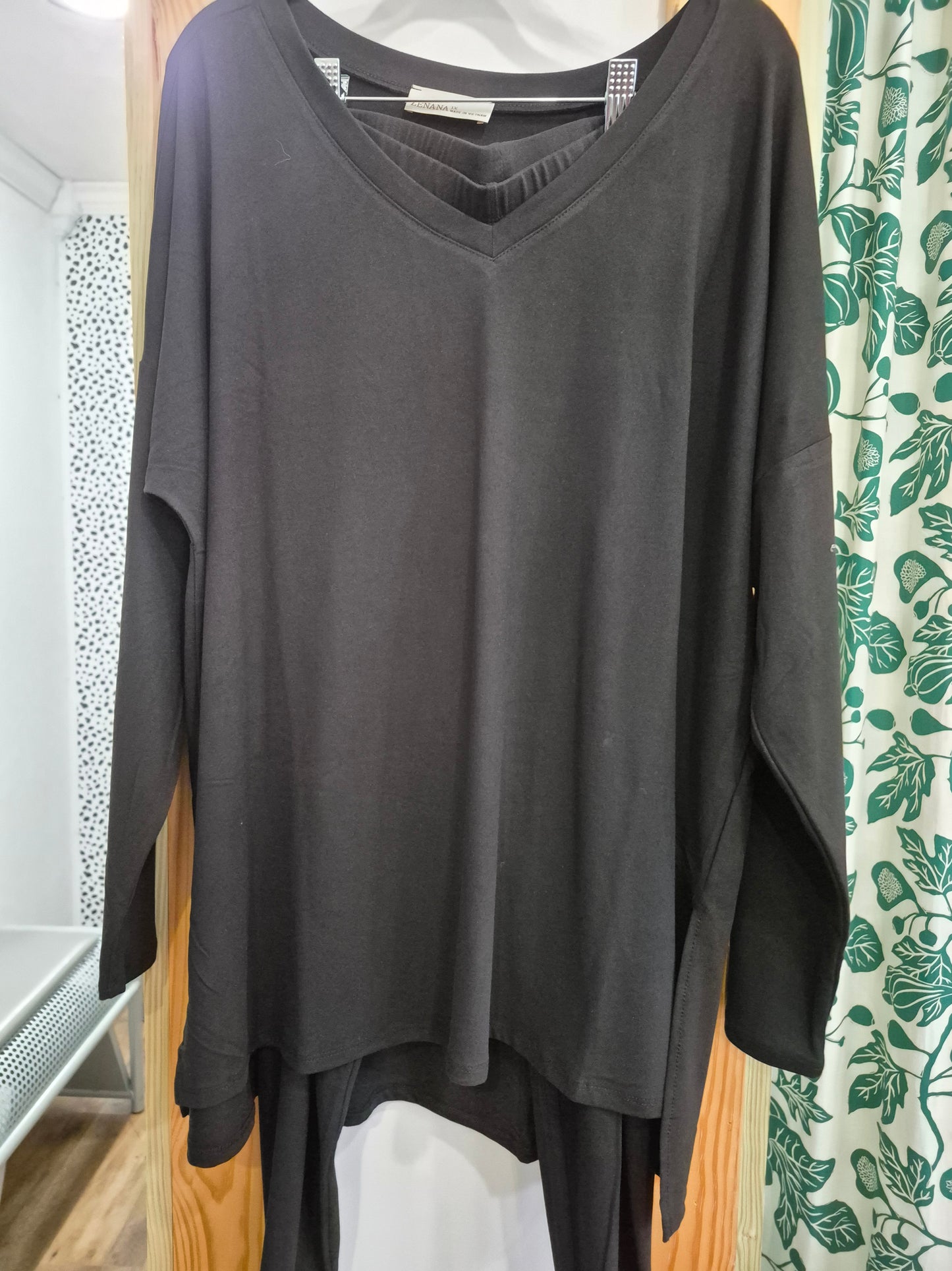 Long Sleeve Black Set