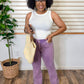 Purple Flare Jeans