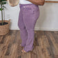 Purple Flare Jeans