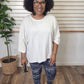 Bone Boxy Top