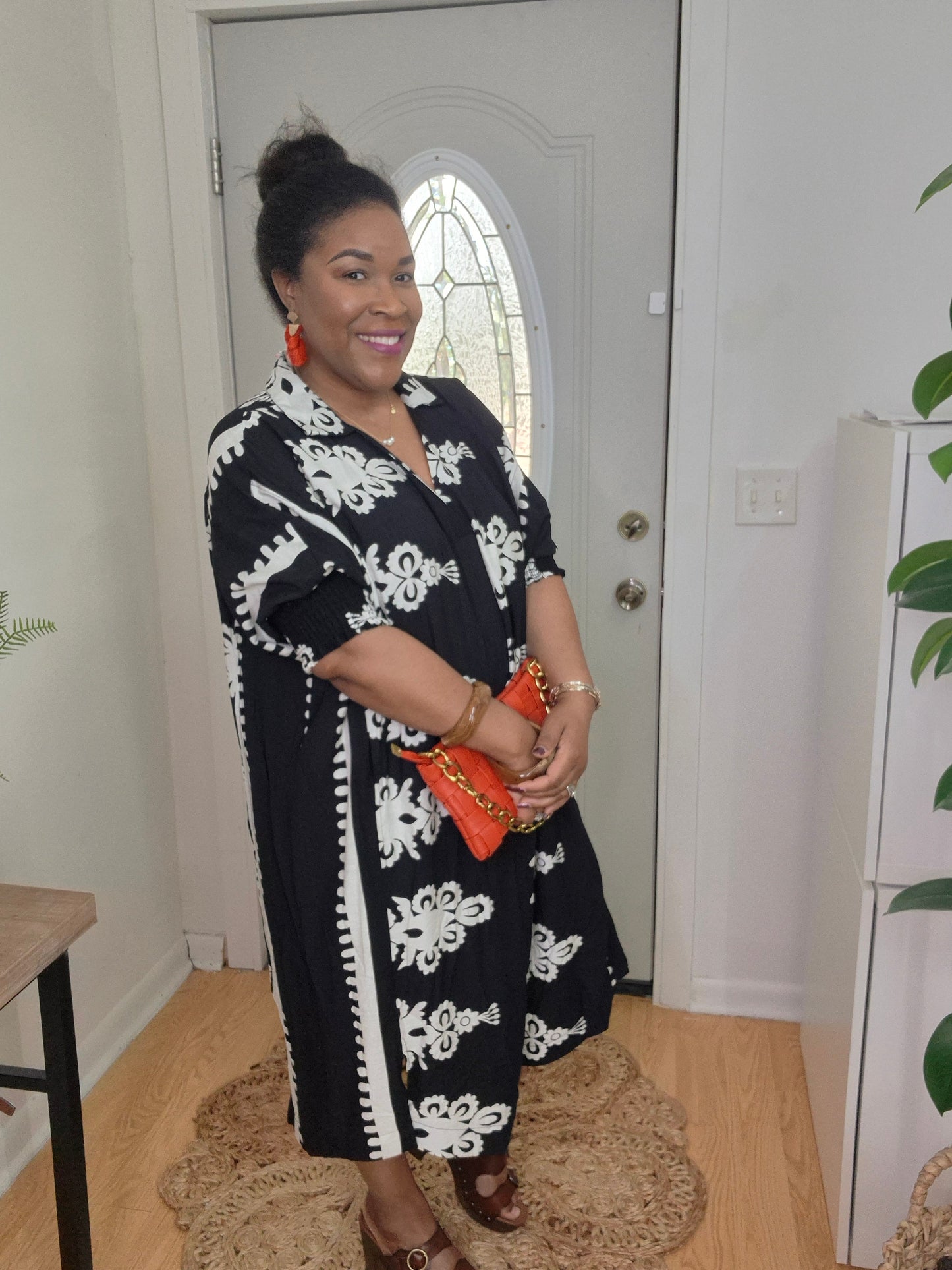 Abstract Print Midi