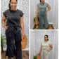 Acid Wash Flare Set