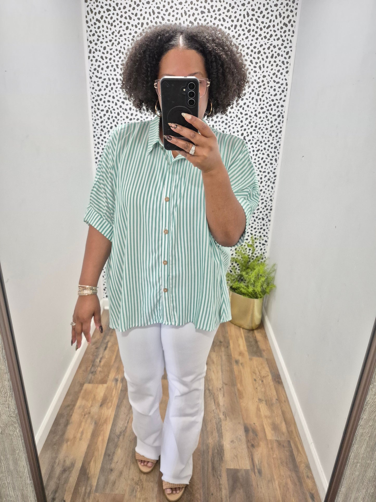 Frayed White Jeans