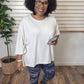 Bone Boxy Top