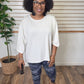 Bone Boxy Top