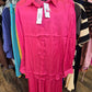 Pink Satin Pants Set