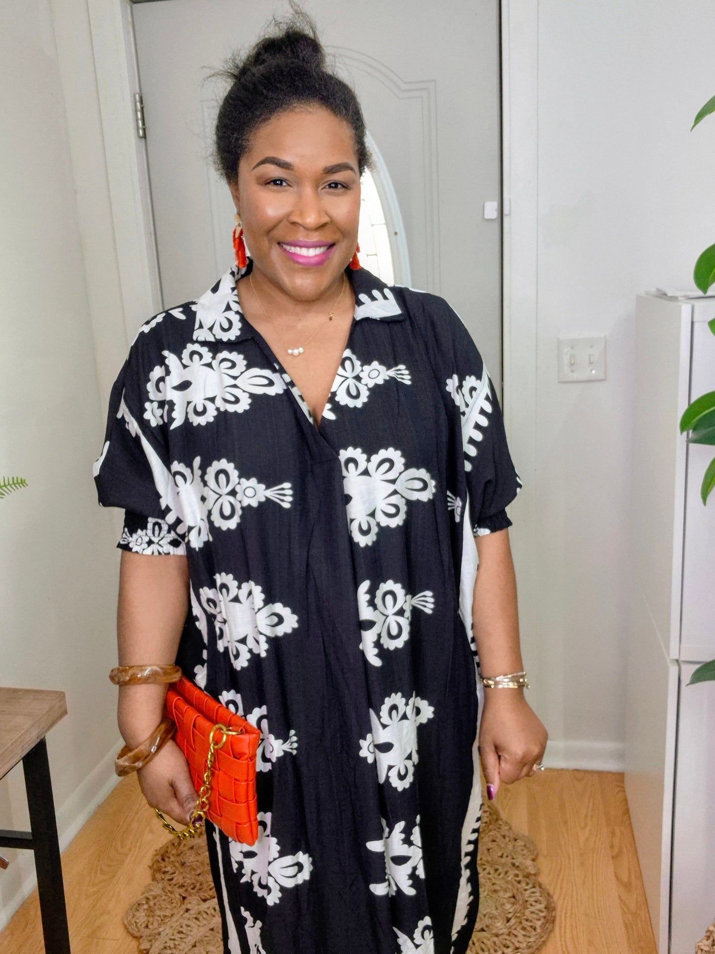 Abstract Print Midi