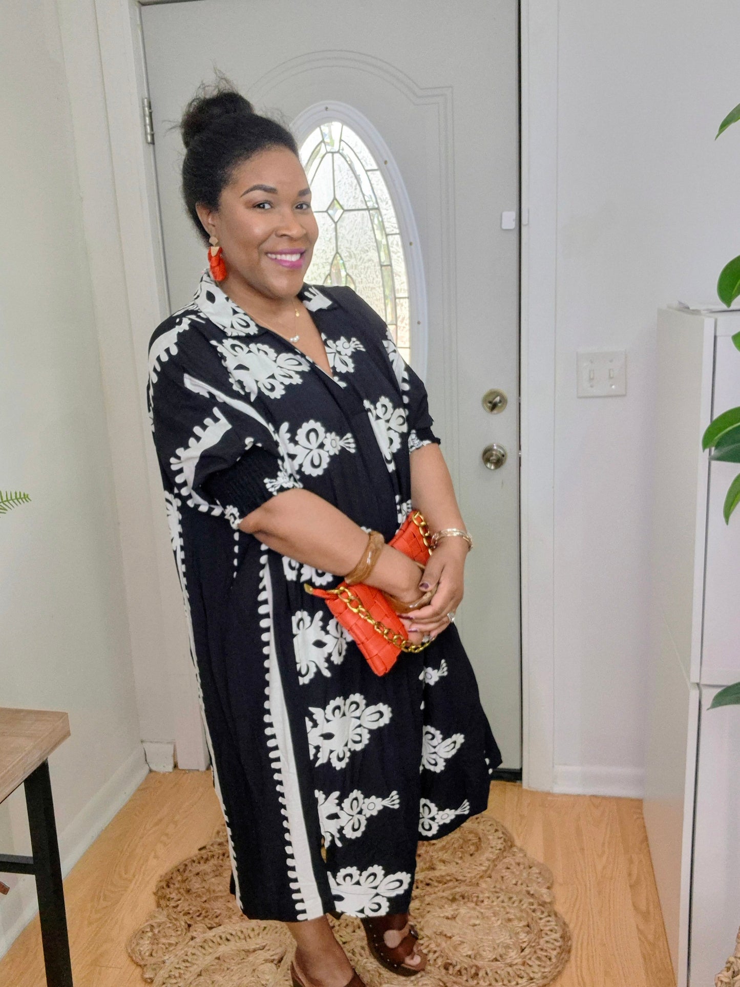 Abstract Print Midi