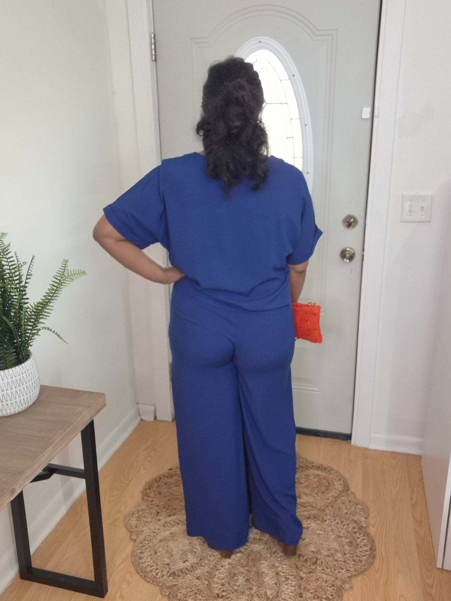 Navy Woven Set