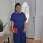 Navy Woven Set