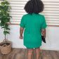 Green Biker Short Sets