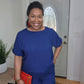 Navy Woven Set