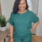 Green Woven Set