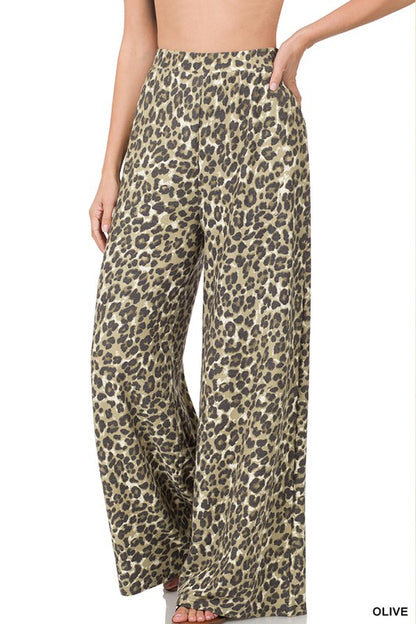 Reverse Wide Leg Pants (Misses)