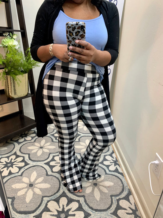 Checker Palazzo Pant