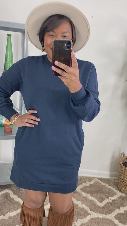 Oversized Sweatshirt (Blue)