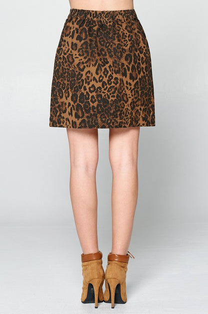 Button-Down Mini Skirt