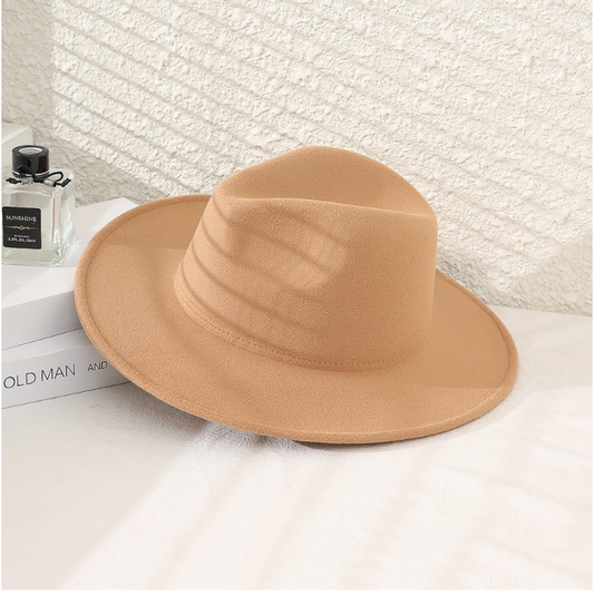 Tan Fedora Hat