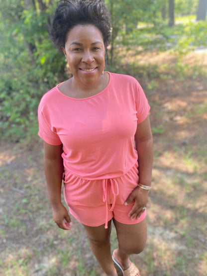 Coral Romper