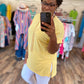 Soft Yellow Tunic Top