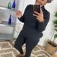 Black Mock Neck Set