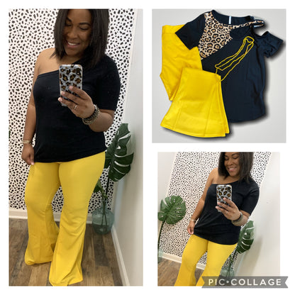 Mustard Bell Bottoms
