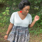 Camo Ruffle Stripe Leopard Top