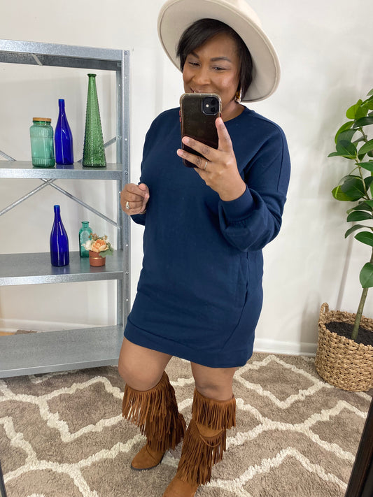 Oversized Sweatshirt (Blue)