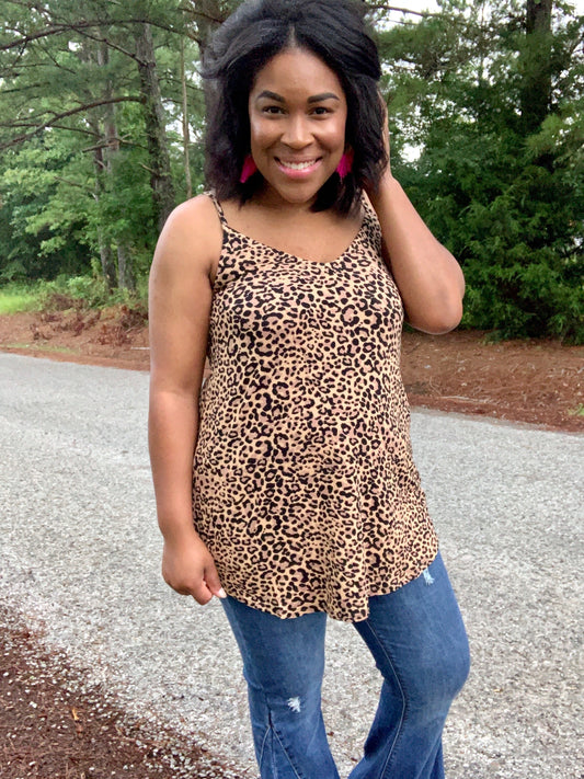 Leopard Cami