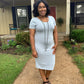 Ash Blue Midi