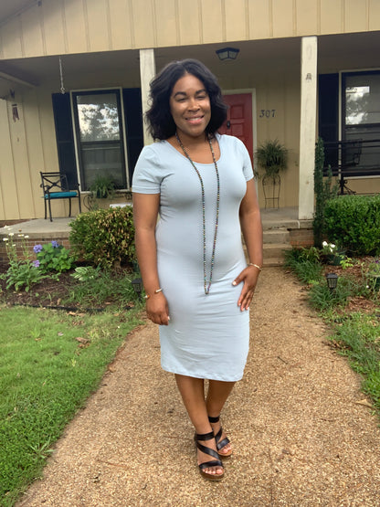 Ash Blue Midi