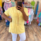 Soft Yellow Tunic Top