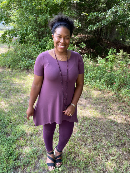Eggplant Tunic Top