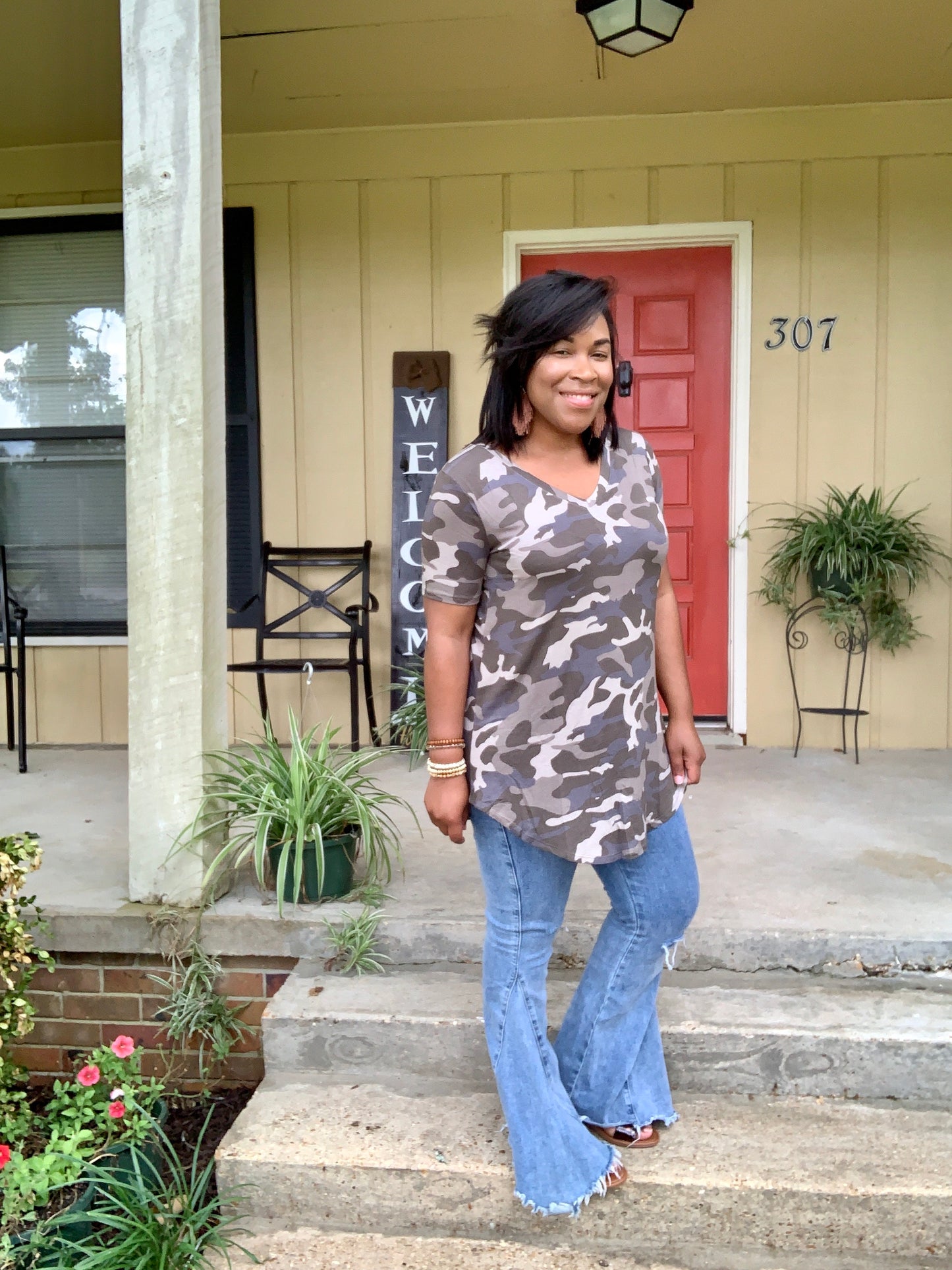 Dusty Camo Top