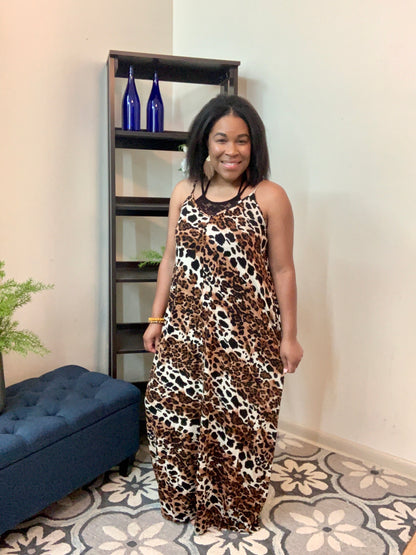 Leopard Cami Maxi