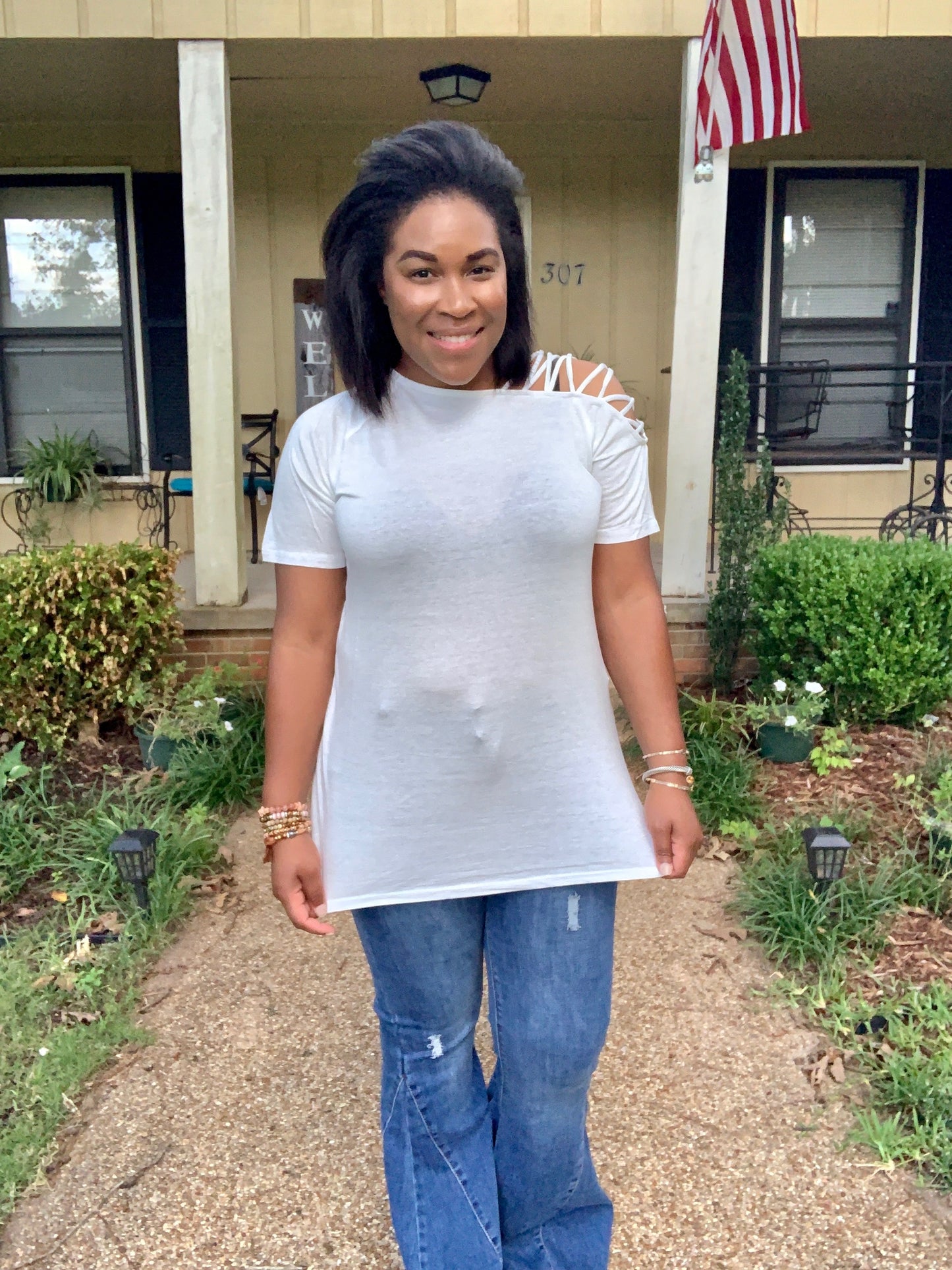 Ivory Knit Top