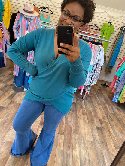 Crossover Cutie Sweater