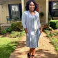 Ash Blue Midi