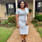 Ash Blue Midi