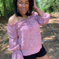 Blush Black Top