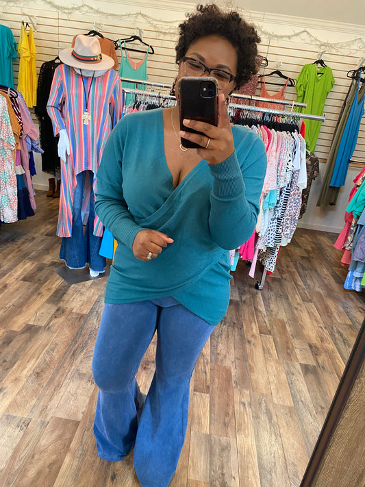 Crossover Cutie Sweater