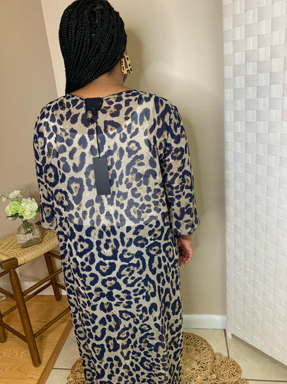 Sheer Leopard Kimono