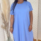Spring Blue Maxi Dress