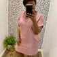 Rose V-Neck Dress