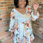 Ivory Floral Dress